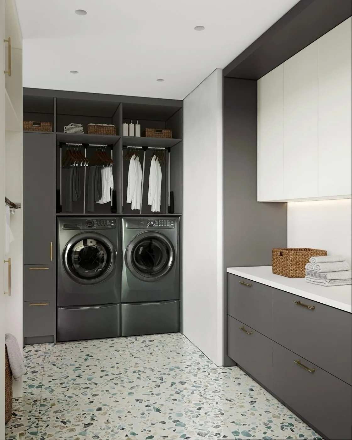 Walnut Custom Interiors laundry room, view 43