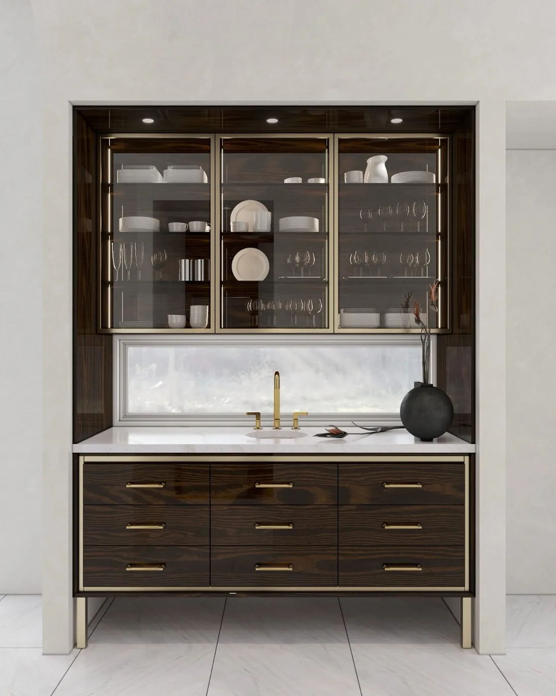 Walnut Custom Interiors kitchen, view 55