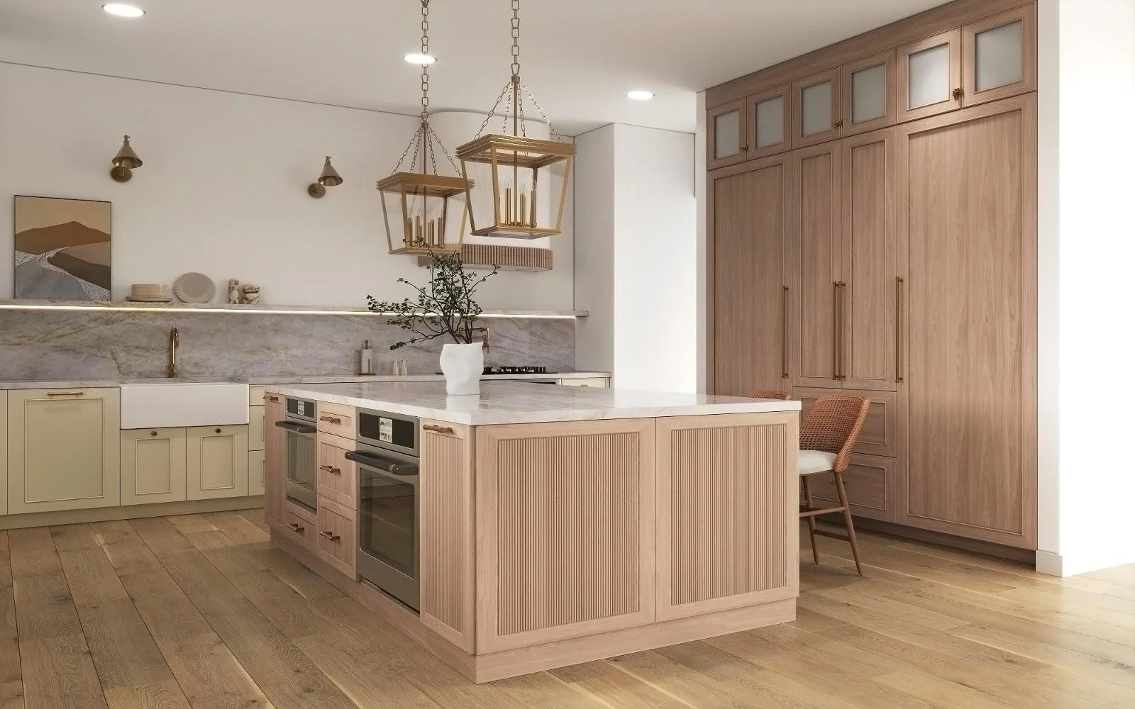 Walnut Custom Interiors kitchen, new view 11