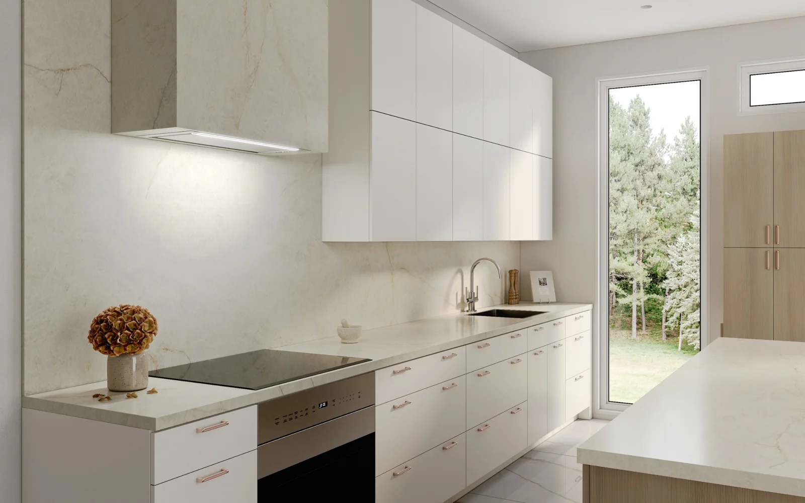 Walnut Custom Interiors kitchen, new view 12