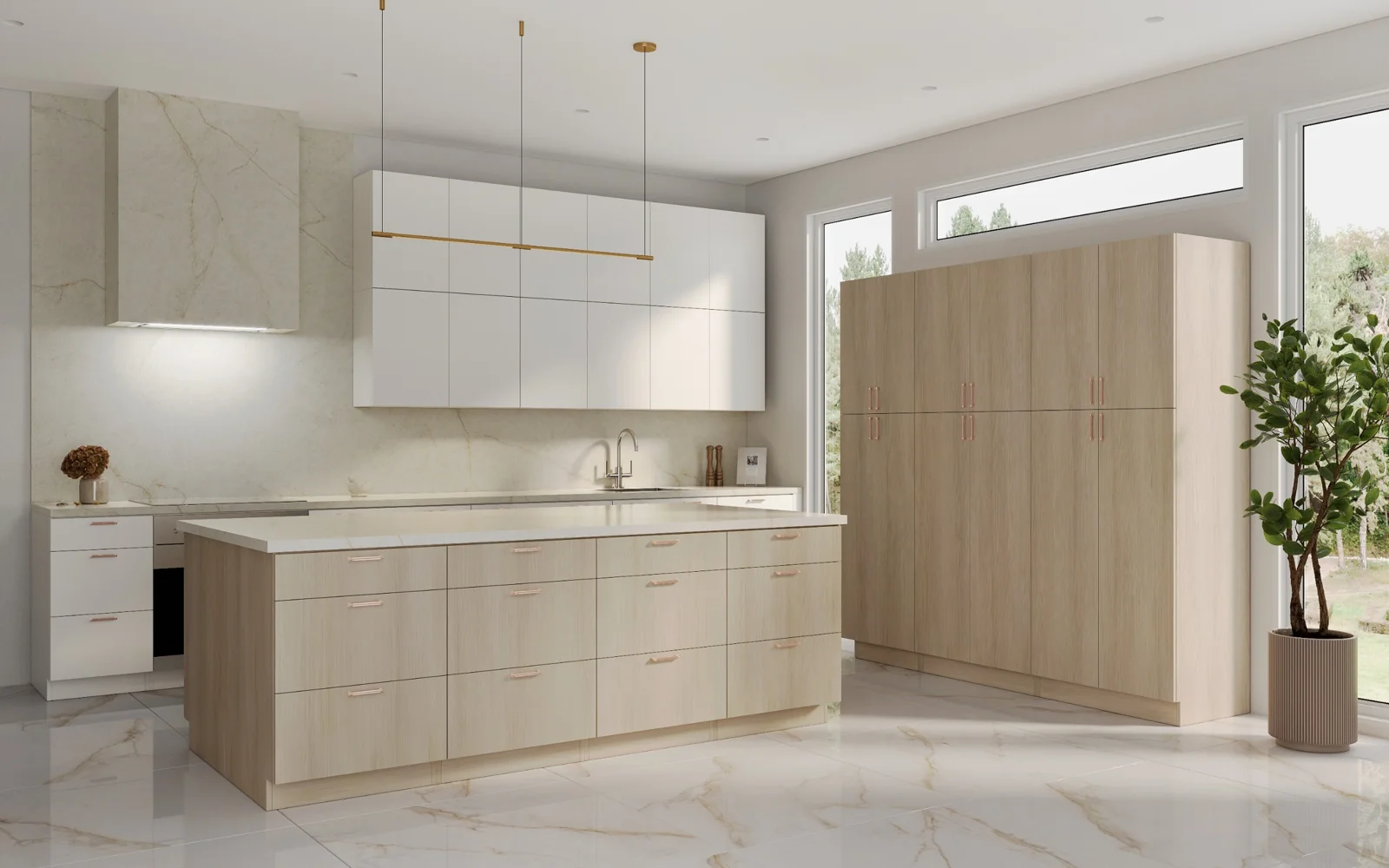 Walnut Custom Interiors kitchen, new view 3