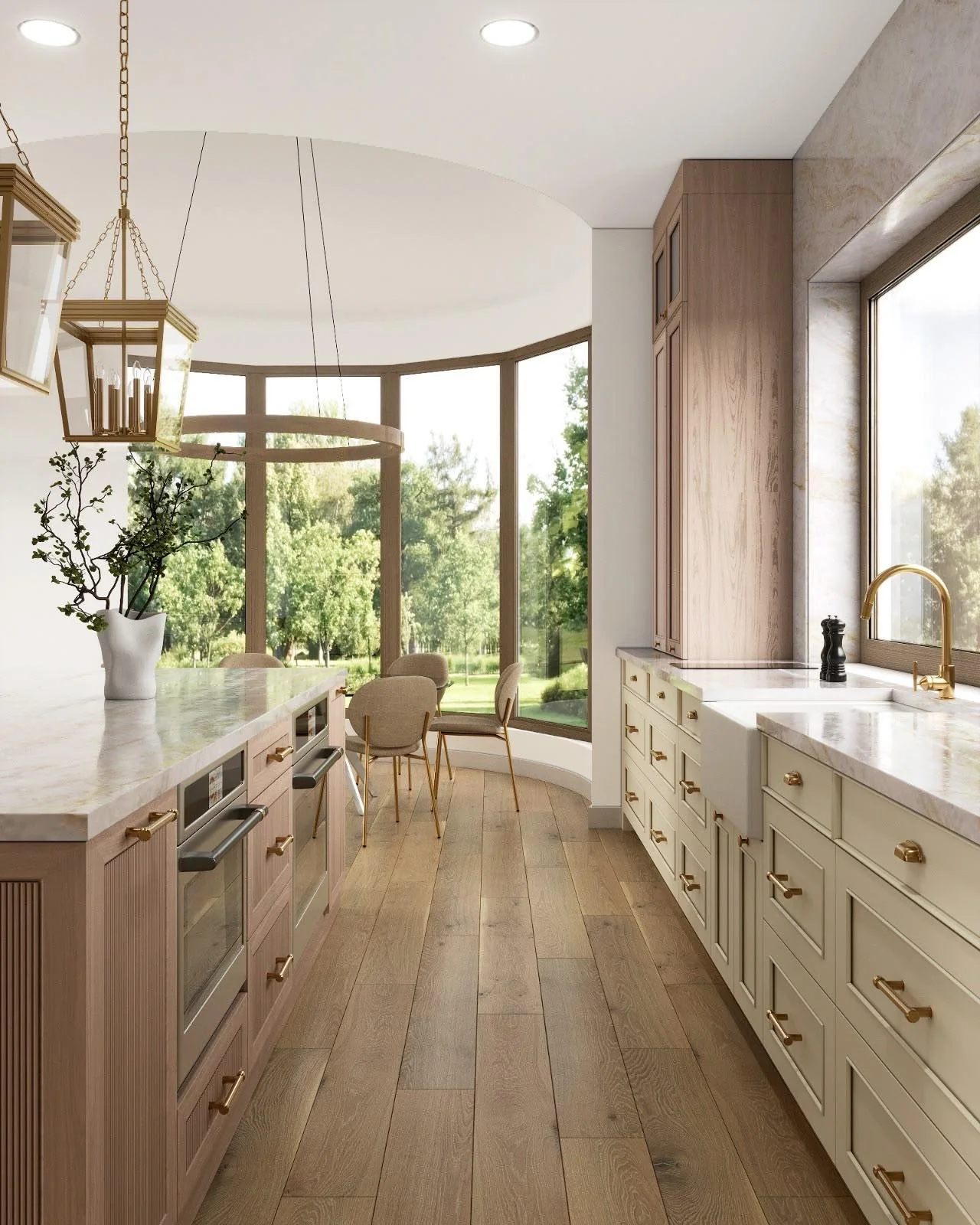 Walnut Custom Interiors kitchen, new view 4