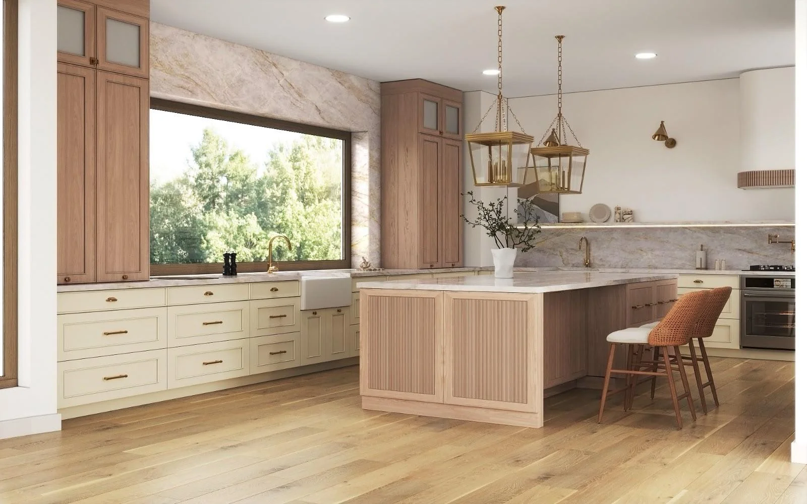 Walnut Custom Interiors kitchen, new view 5