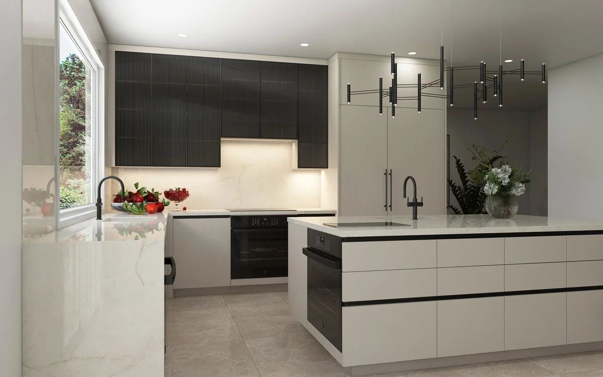 Walnut Custom Interiors kitchen, new view 6
