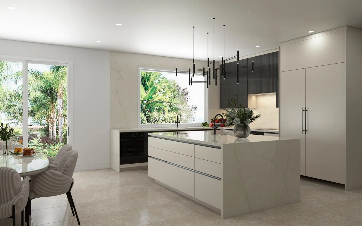Walnut Custom Interiors kitchen, new view 7